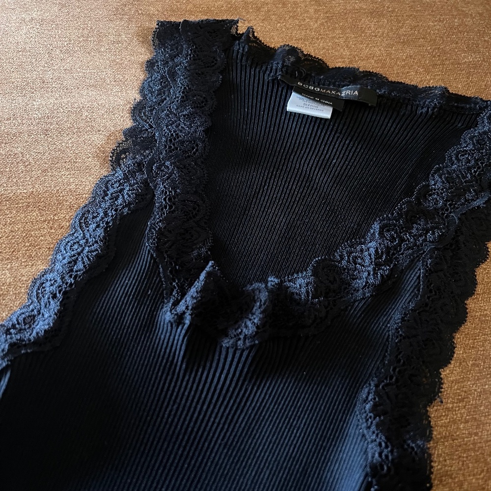 BCBG MaxAzria Lace Tank Top